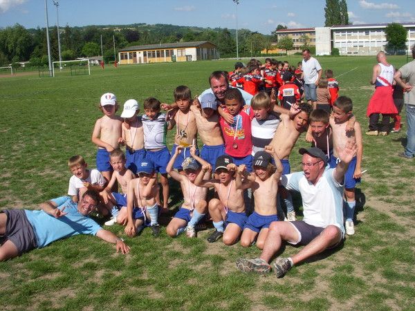Le groupe des moins de 9 ans du CSVienne