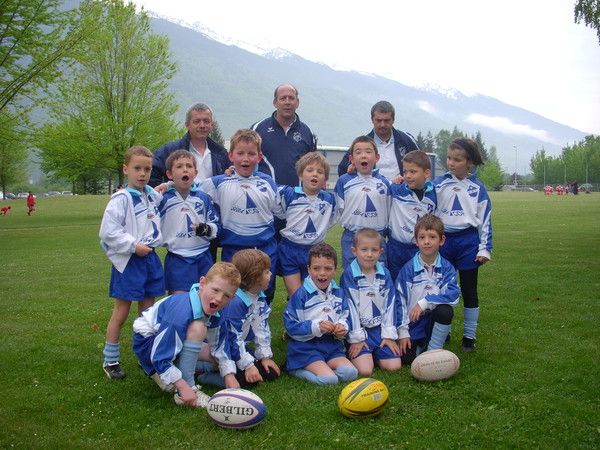 Joueurs et educateurs Moins de 7ans - Alberville 2010
